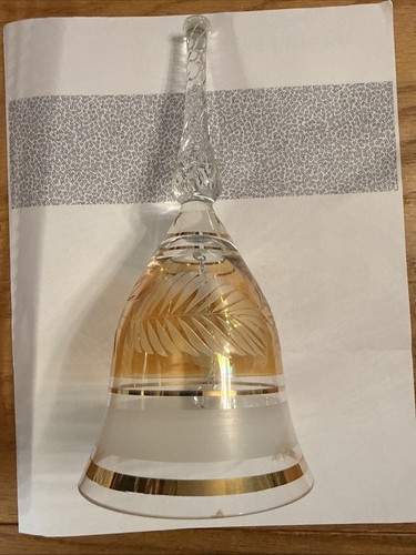 Elegant glass dinner bell with - elegant,